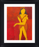 Golden Muse - 28" x 34" Framed Wall Art