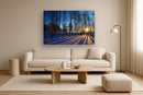 Tempered Glass With Foil - Sunset Forrest - Blue