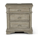 Steve Silver Highland Park 3 Drawer Nightstand in Waxed Driftwood