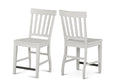 Steve Silver Cayla Counter Chair in Antique White (Set of 2)