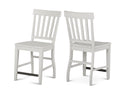 Steve Silver Cayla Counter Chair in Antique White (Set of 2)