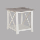 Thelma - 3 Piece Cocktail Set - White / Light Brown