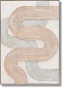 Serene Uplift - 28" x 40" Framed Wall Art