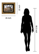 Cheetah - Framed Print Wall Art - Beige