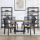 Magnolia - Round Dining Set With Two Tone Table