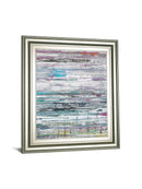 Land Drift By Hilario Gutierrez - Framed Print Wall Art - Blue