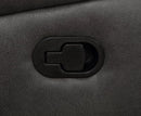 Lawrence - Upholstered Padded Arm Reclining Sofa - Charcoal