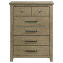 Hazlewood - 5-Drawer Bedroom Chest Of Drawers - Vineyard Oak