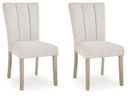 Larawyn - Dining Upholstered Side Chair (Set of 2) - Bisque - Austin's Furniture Depot (Austin,TX)