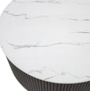 Kara - End Table - Black / White
