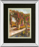 English Garden I By Patrick - Mirror Framed Print Wall Art - Green