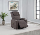 Louie - Chenille Upholstered Power Lift Massage Chair