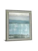 Misty Blue Reflections - 28" x 34" Framed Wall Art