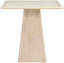 Atrium - Glass Top And Wood Base Dining Table