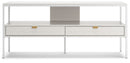 Deznee - Large TV Stand - White