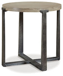 Dalenville - Round End Table - Gray