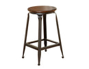 Adele - Counter Stool (Set of 2) - Dark Brown - Austin's Furniture Depot (Austin,TX)