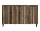 Tiza 3 Drawers, 4 Doors, Console Blue