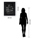 Chalk Wisdom - 28" x 34" Framed Wall Art