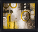 Golden Orbit - 28" x 34" Framed Wall Art