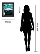 Aston Classic By Malcolm Sanders - Framed Print Wall Art - Green