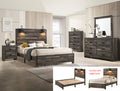 Crown Mark Furniture Carter Full Platform Bed in Brown image