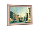 Canal Serenity Scene - 28" x 34" Framed Wall Art