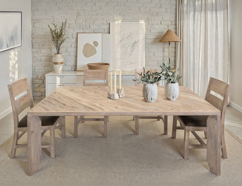 White Teak - Table - Ivory White
