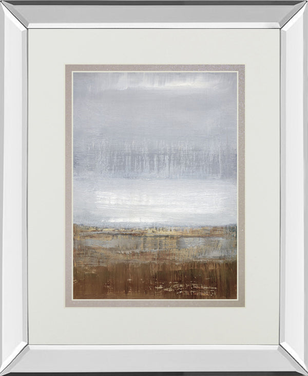 Everglades By Caroline Gold - Mirror Framed Print Wall Art - Dark Brown