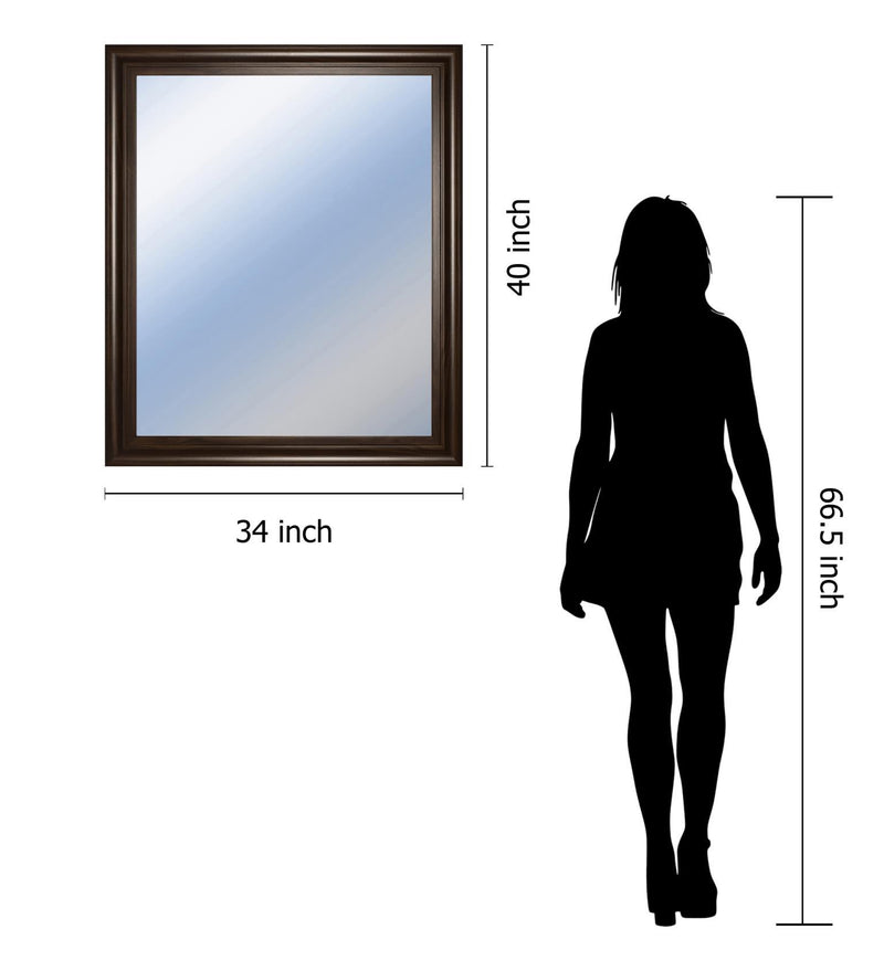 34x40 Decorative Framed Wall Mirror By Classy Art Promotional Mirror Frame