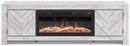 Cayboni 71" TV Stand with Electric Fireplace