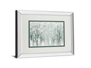 Winter Mist By Carol Robinson - Mirror Framed Print Wall Art - White