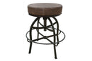 Adjustable Swivel Stool - Brown