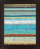 Azure Rhythm - 28" x 34" Framed Wall Art