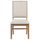 Middleton - Upholstered Dining Side Chair Beige (Set of 2) - Natural