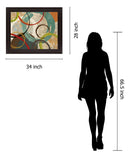 Whirlwind Echoes - 28" x 34" Framed Wall Art