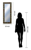 18x42 Decorative Framed Wall Mirror By Classy Art Promotional Mirror Frame