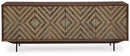 Dreggan - Accent Cabinet - Brown / Gold Finish