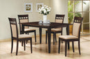 Gabriel - 5 Piece 59" Rectangular Dining Set - Cappuccino