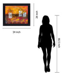 Sunlit Whimsy - 28" x 34" Framed Wall Art