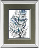 Blue Feathered Palm III By Emma Scarvey - Dark Gray