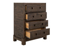 Atenas - 4-Drawer Chest - Brown