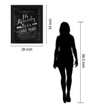 Chalk Wisdom - 28" x 34" Framed Wall Art