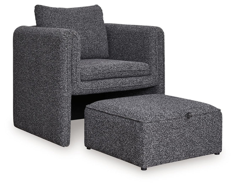 Vreni - Charcoal / Black - Accent Chair