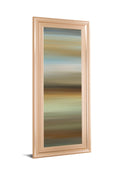 Abstract Horizon II By James Mcmaster - Framed Print Wall Art - Dark Brown