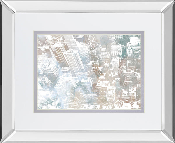 Empire View I Mirror Framed By DanMeneely - Pearl Silver