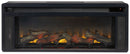 Entertainment Accessories - Fireplace Insert - Rectangular - Black