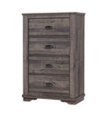 Crown Mark Furniture Coralee 5 Drawer Chest in Gray image