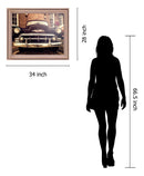 Crimson Cruiser - 28" x 34" Framed Wall Art