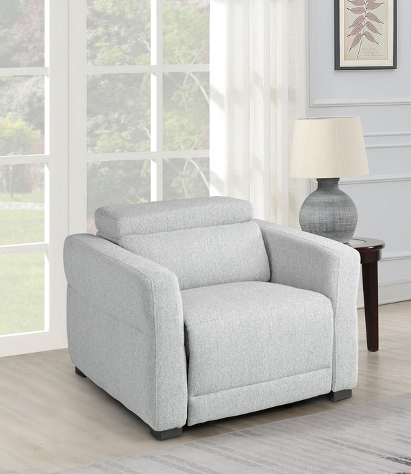 Isla - Dual Power Recliner - Dark Gray